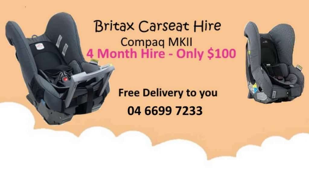Britax toddler car seat hire